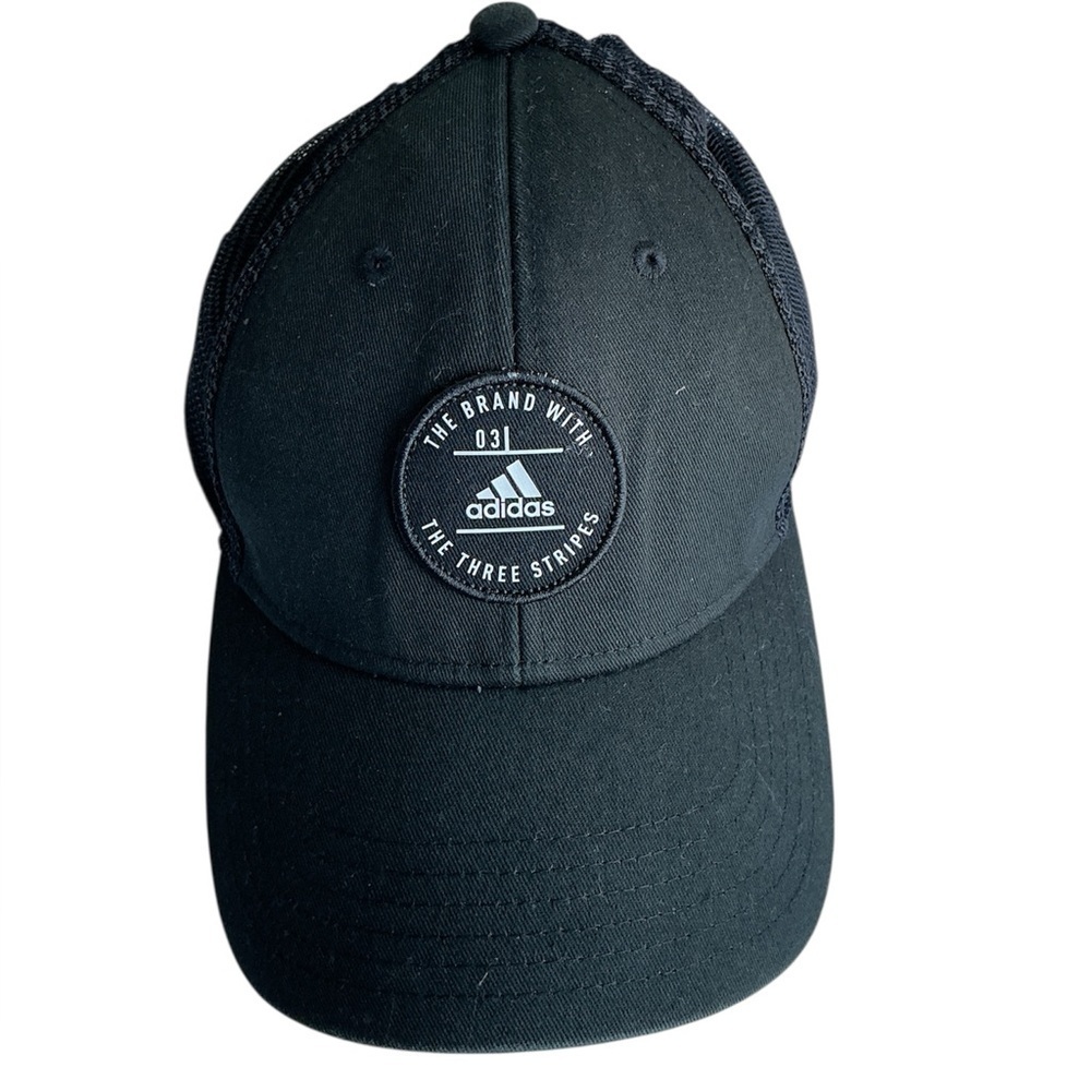 Adidas Men's Reaction Adjustable Hat Baseball Cap Mesh Black/White